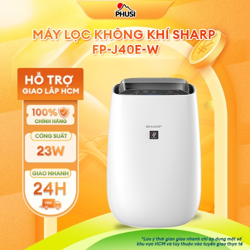 Máy lọc không khí Sharp FP-J40E-W - CHÍNH HÃNG