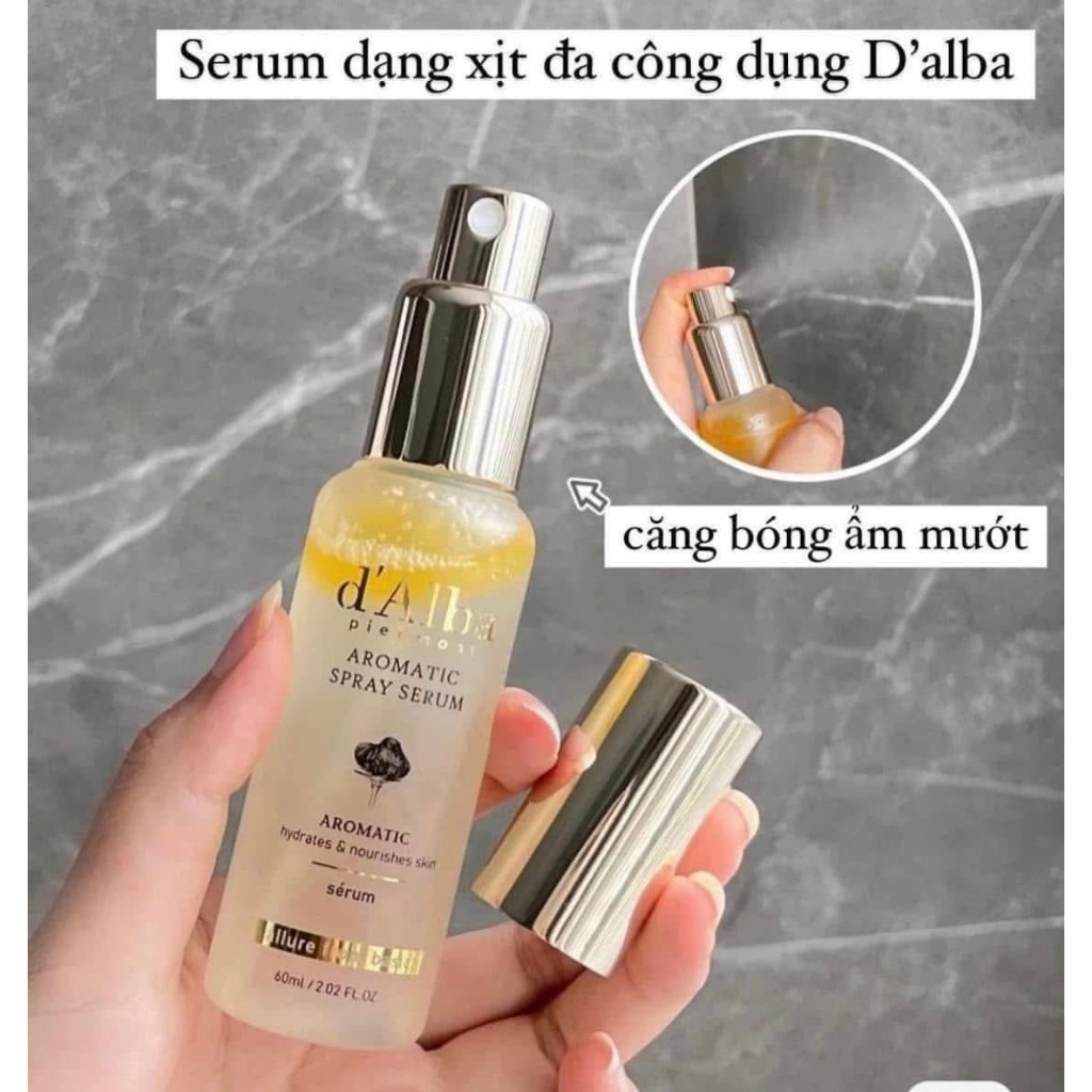 {D'alBa 100ml} Serum dạng xịt khoáng căng bóng da D'ALBA First Spray Serum 100ml