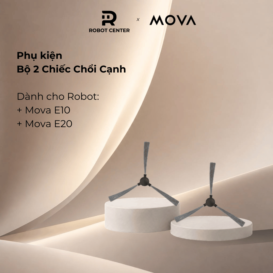 Bộ 2 Chiếc Chổi Cạnh Mova Cho Mova E10/ E20