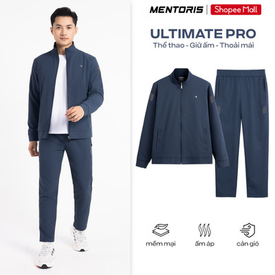 Bộ Gió Nam MENTORIS Premium Nylon Stretch Cao Cấp, Co Giãn Linh Hoạt, Form Regular Fit MCBG25W018