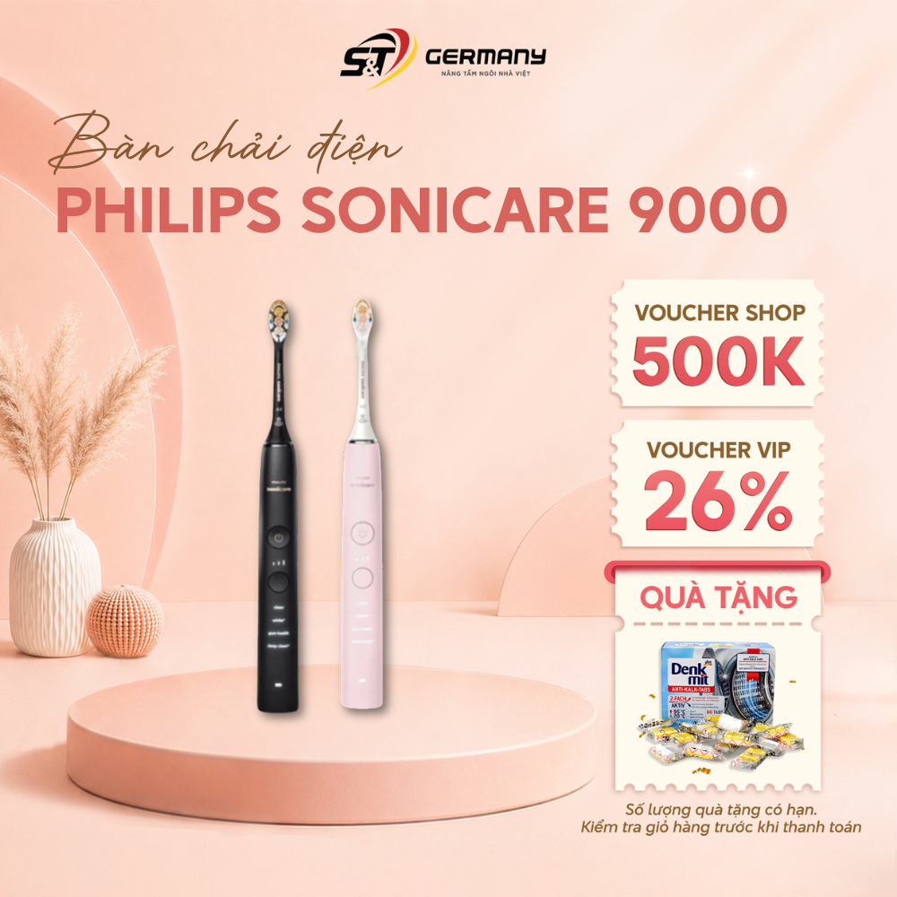 Bàn chải điện Philips Sonicare DiamondClean 9000 Smart HX9914/76,HX9914/75,HX9911/73,HX9911/74 hàng 