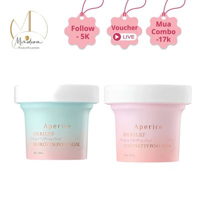 Mặt Nạ Đất Sét Aperire Spa Relief Pore Mask, Làm Sạch Sâu Dầu Nhờn, Mặt Nạ Thu Nhỏ Lỗ Chân Lông 120g