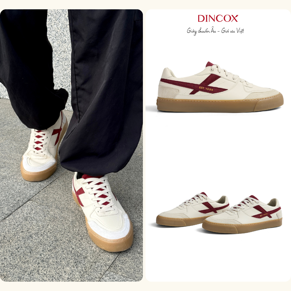 Giày Sneaker Nam Nữ DC39 BERRY SODA DINCOX Shoes Đế Bằng - Microfiber Leather