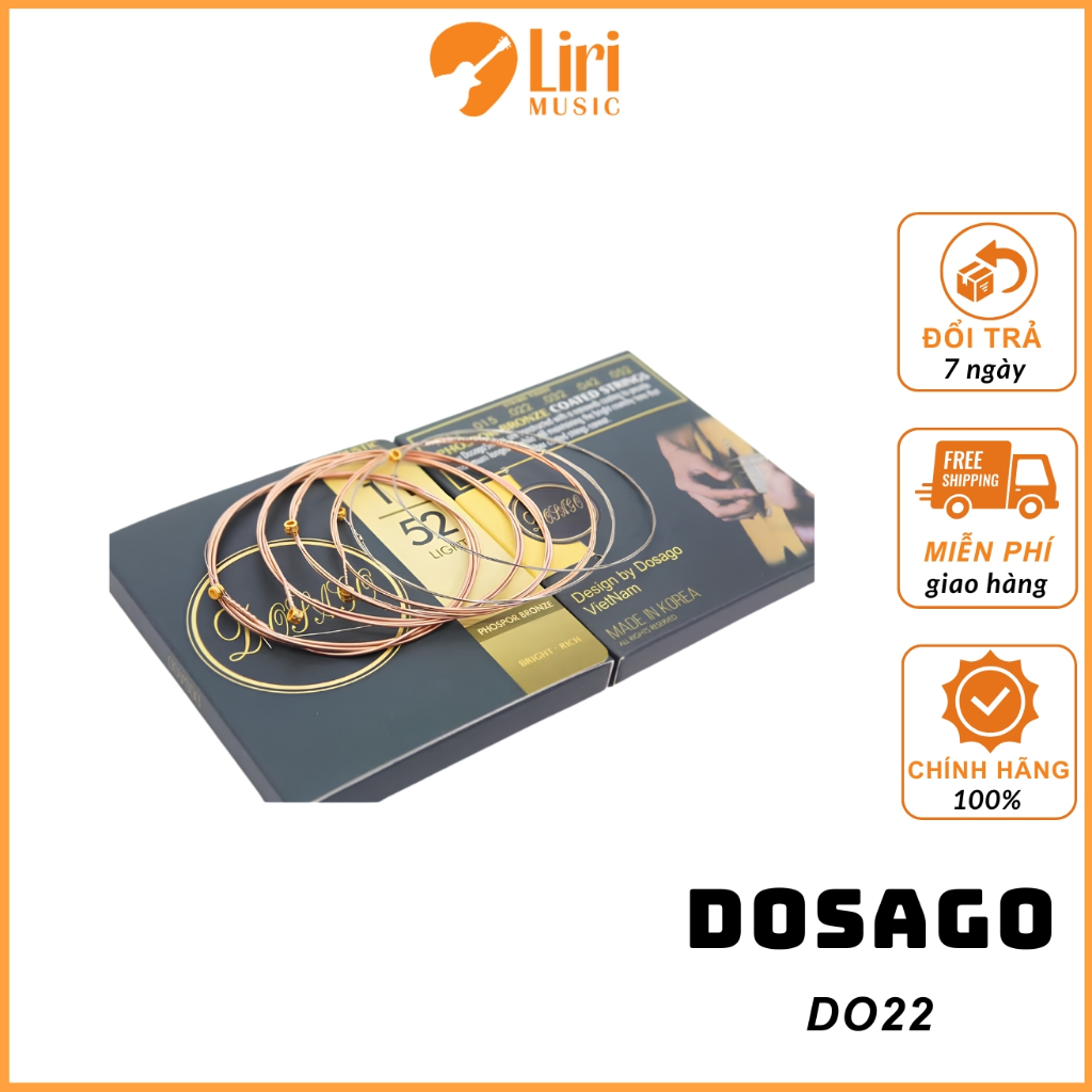 Dây Acoustic Dosago Chính Hãng| Liri Music