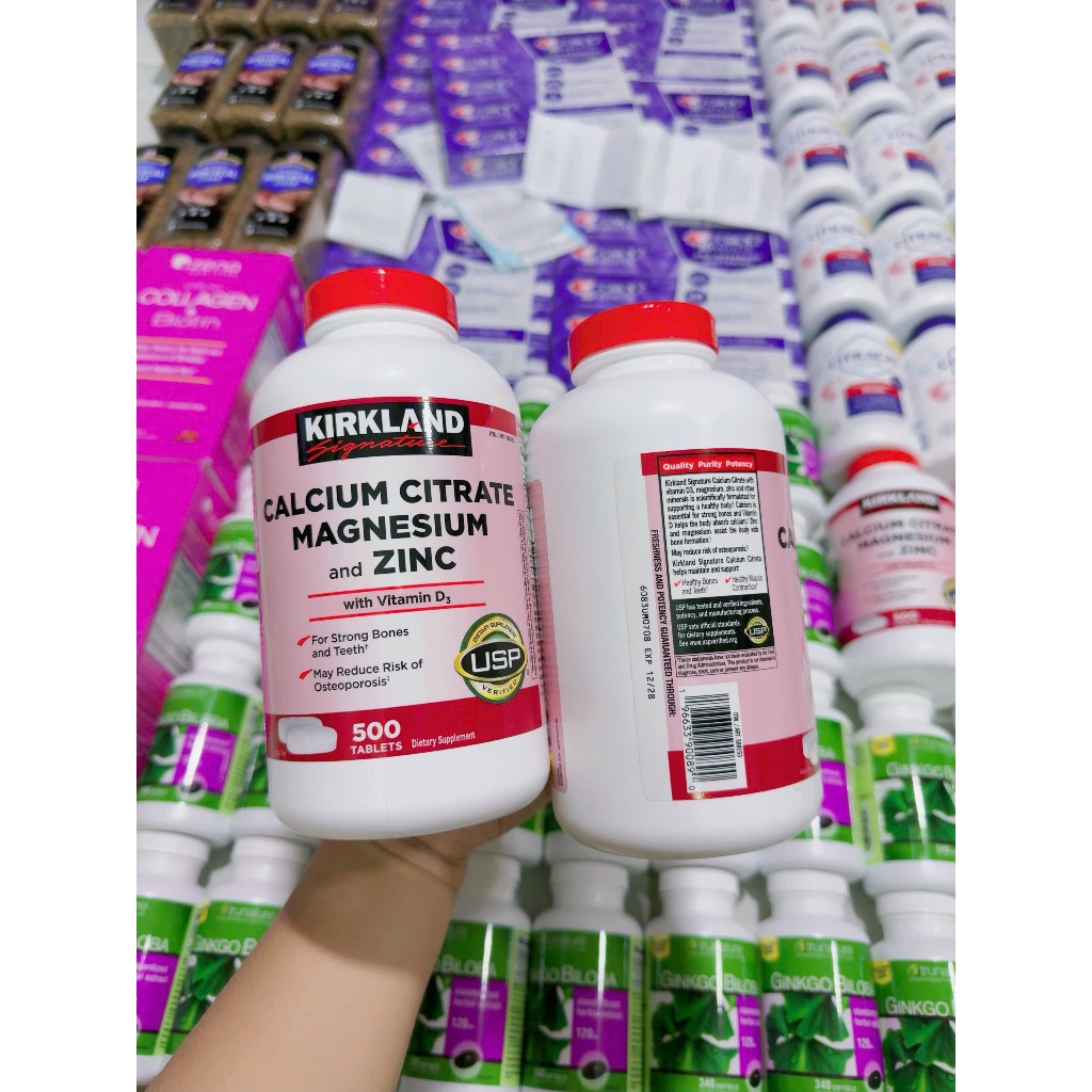TPBS Viên uống bổ sung CALCIUM CITRATE MAGNESIUM AND ZINC 500 Viên SaigonScent