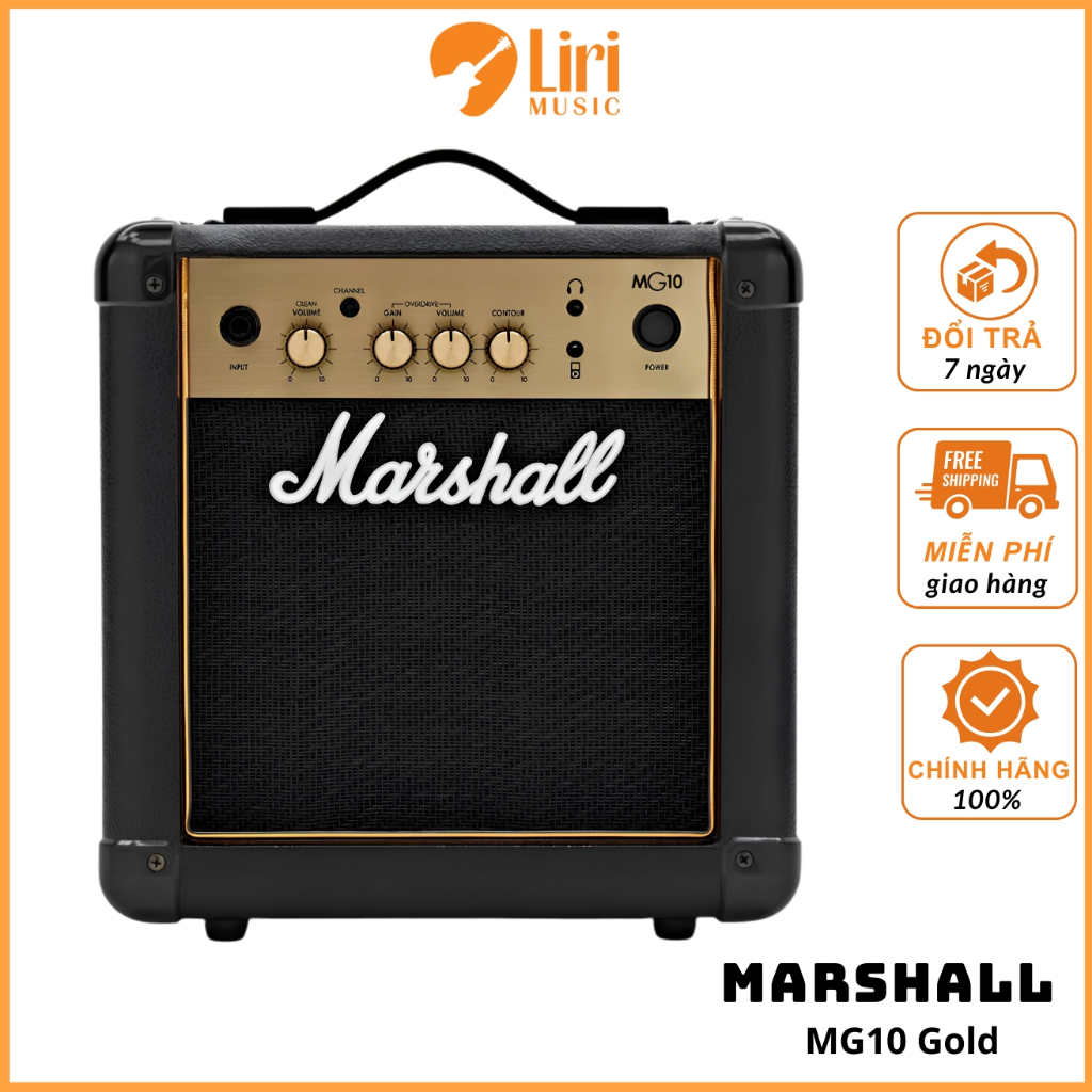 Amplifier Marshall MG Gold MG10 10W phù hợp cho việc luyện tập - Liri Music
