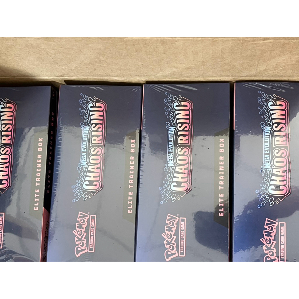 🌊Hộp Thẻ Bài Pokémon TCG Mega Evolution: Chaos Rising Elite Trainer Box (ETB) Dành Cho Các Anh Em Đa