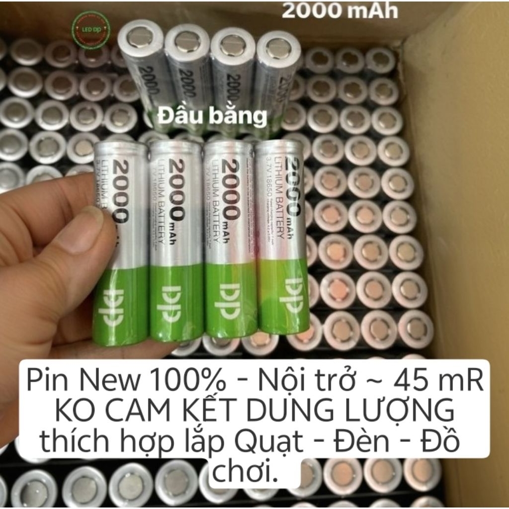 Pin 18650 32650 32700 DP-Li01 EVE ICR18650-26V Panasonic LG Samsung Tháo Máy Đèn Pin Quạt Tích Điện 