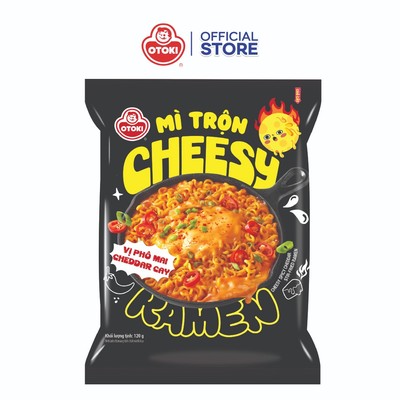 Combo 3 Gói Mì Trộn Cheesy Vị Phô Mai Cheddar Cay Otoki 120g