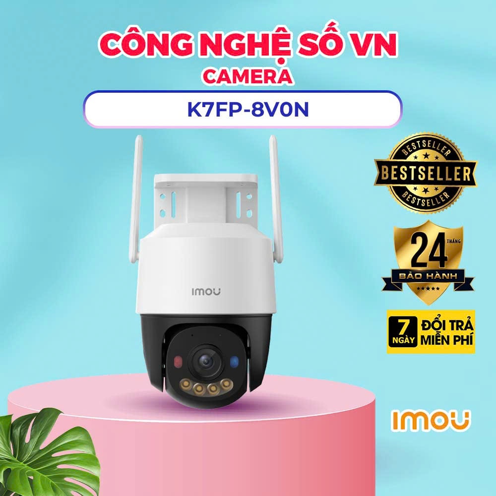 Camera Wifi PT Cruiser SC 8MP IMOU IPC-K7FP-8V0N - Camera Wifi không dây IMOU - Bảo Hành Chính Hãng 