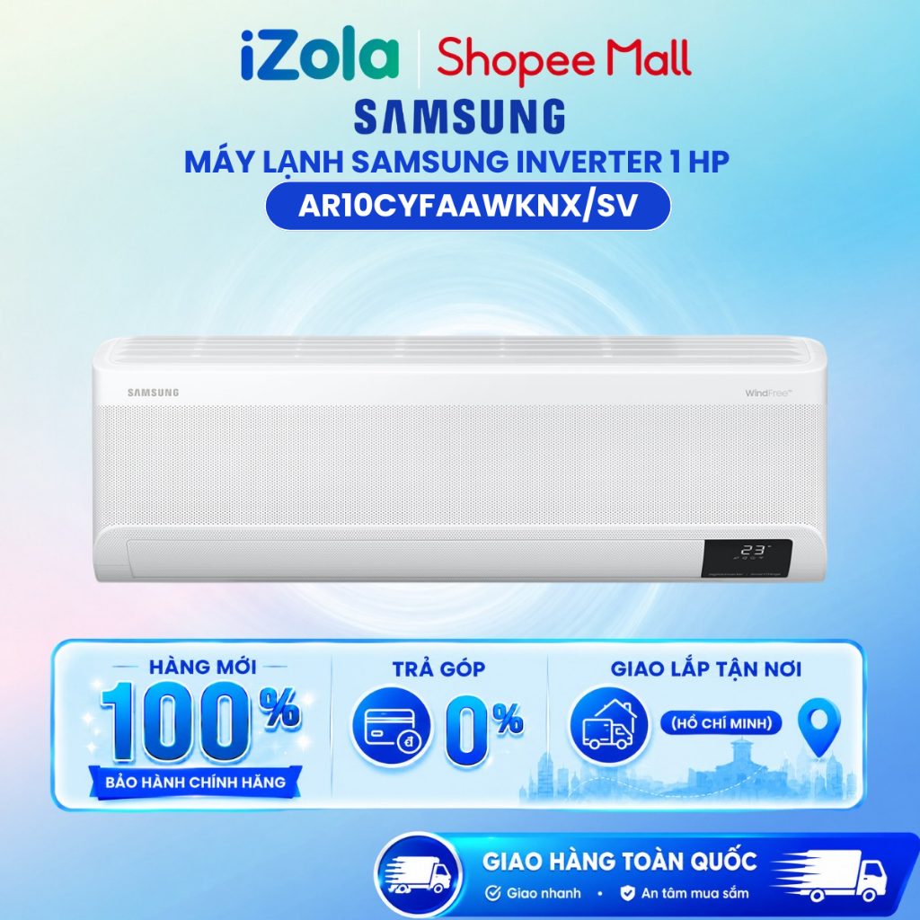 Máy Lạnh Samsung Inverter 1 HP AR10CYFAAWKNSV - Hàng chính hãng
