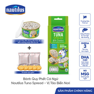 HOT LIVESTREAM - Mua 2 tặng 2 - Bánh Quy Phết Cá Ngừ Nautilus