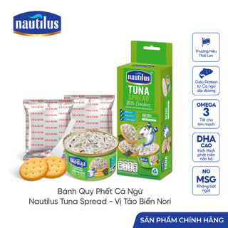 HOT LIVESTREAM - Mua 2 tặng 2 - Bánh Quy Phết Cá Ngừ Nautilus