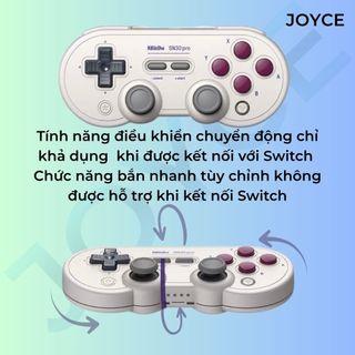 Tay cầm 8bitdo SF30 SN30 PRO cho nintendo switch