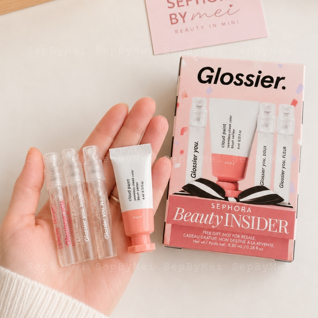 [HAPPY BIRTHDAY] Set Glossier You + Cloud Paint Puff + Glossier You Mini Discovery