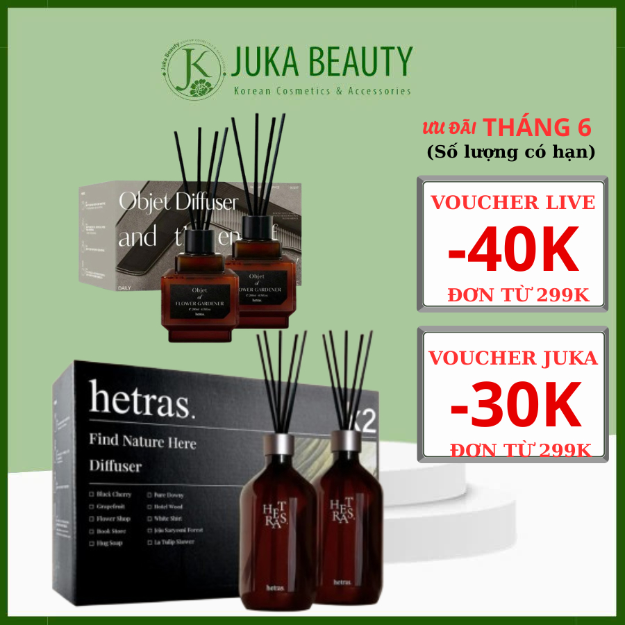Bộ khuếch tán tinh dầu Hetras Objet Diffuser/ Premium Diffuser