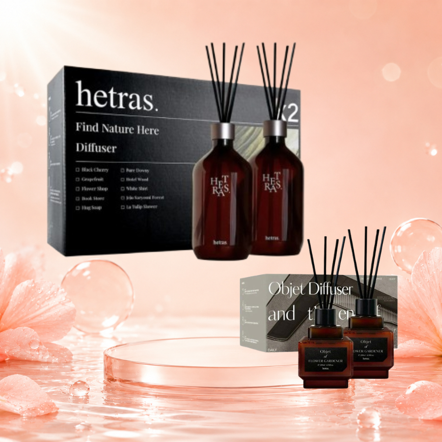 Bộ khuếch tán tinh dầu Hetras Objet Diffuser/ Premium Diffuser