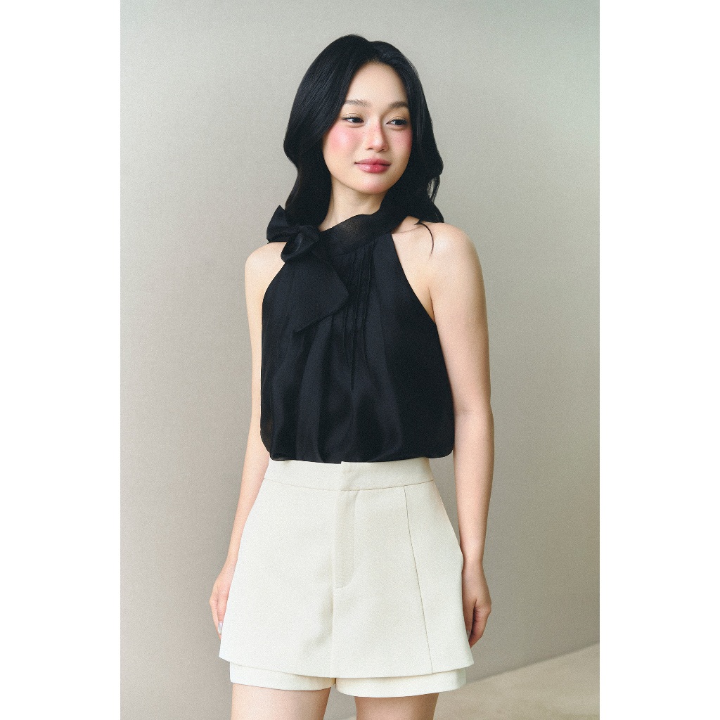 𝐋𝐃 𝐒𝐓𝐔𝐃𝐈𝐎 | 𝐍𝐨𝐢𝐫 𝐒𝐤𝐨𝐫𝐭 Quần váy nữ chữ A, cạp cao tôn dáng, dễ phối đồ, thanh lịch, nữ tính