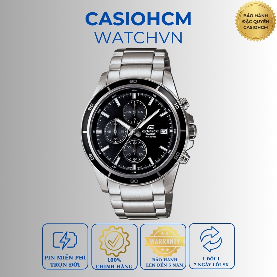 Đồng Hồ Nam Dây Thép Casio Edifice EFR-526D-1A | EFR-526D-1AVUDF