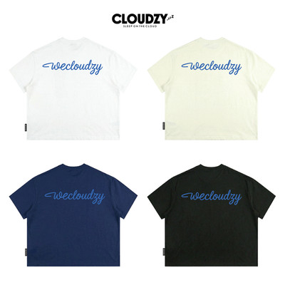 [NEW] Áo thun boxy CLOUDZY in chữ Wecloudzy 100% cotton 250gsm dày dặn áo phông form rộng nam nữ unisex basic WE