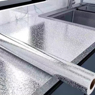 Combo 5 Cuộn Giấy Bạc Dán Tường Bếp Chịu Nhiệt