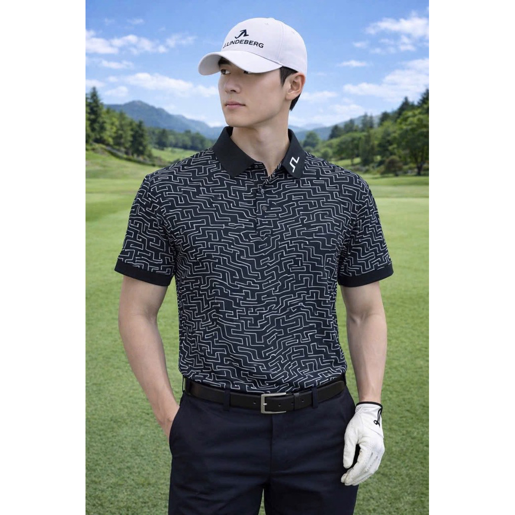 Áo Polo Golf JL Nam Cao Cấp – Co Giãn 4 Chiều, Thoáng Mát, Chuẩn Phong Cách Sân Golf