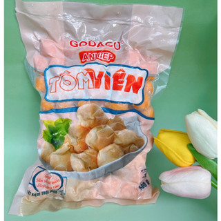 500g Tôm viên _chiên, xiên que