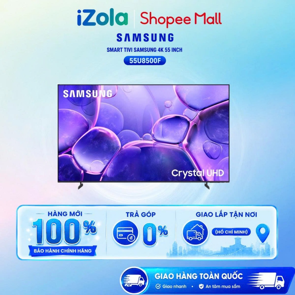 55U8500F - Smart Tivi Crystal UHD Samsung 4K 55 inch UA55U8500F - Hàng chính hãng