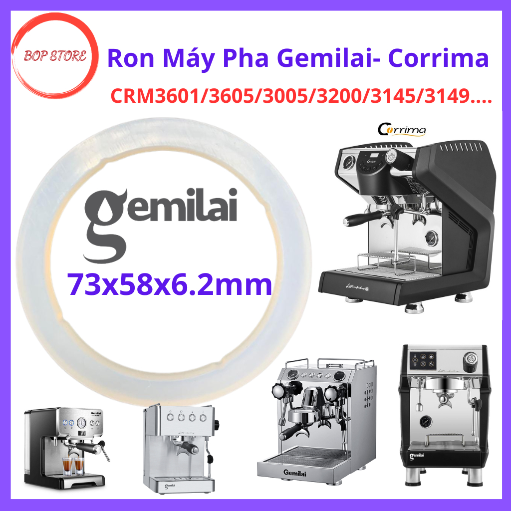 Ron Máy Pha Cà Phê Gemilai Corrima, Gioăng Thay Thế Máy Gemilai 3005E/ 3200/ 3605