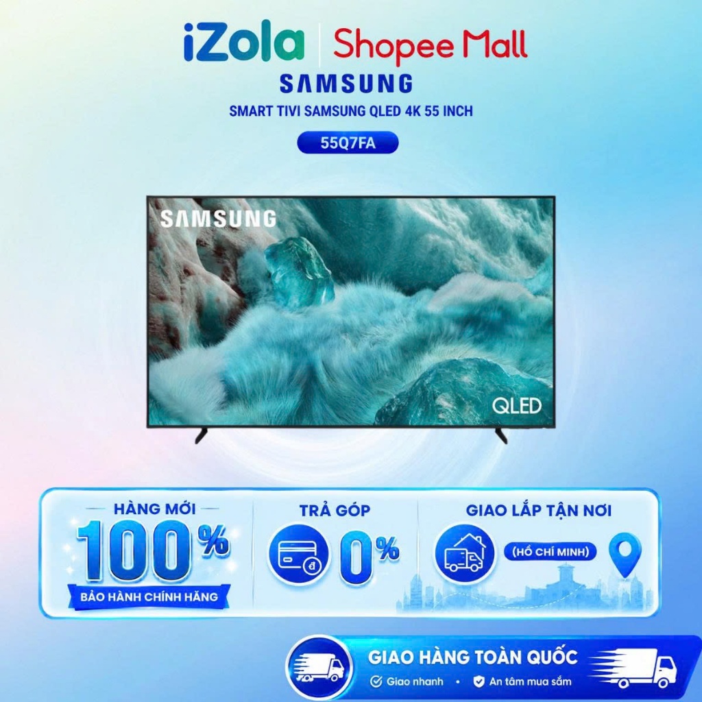 55Q7FA - Smart Tivi Samsung QLED 4K Vision AI 55 Inch QA55Q7FA - Hàng chính hãng
