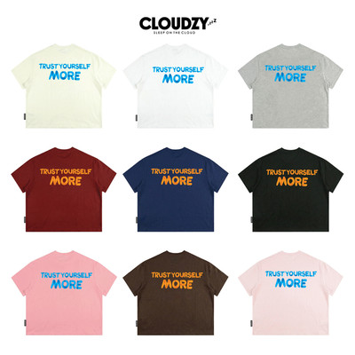 [NEW] Áo thun boxy local brand CLOUDZY streetwear in chữ 100% cotton 250gsm áo phông form rộng nam nữ unisex YOURSELF