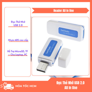 Combo 10 Đọc Thẻ Nhớ USB 2.0 All In One – Hỗ Trợ MicroSD, TF – Cho Laptop, PC