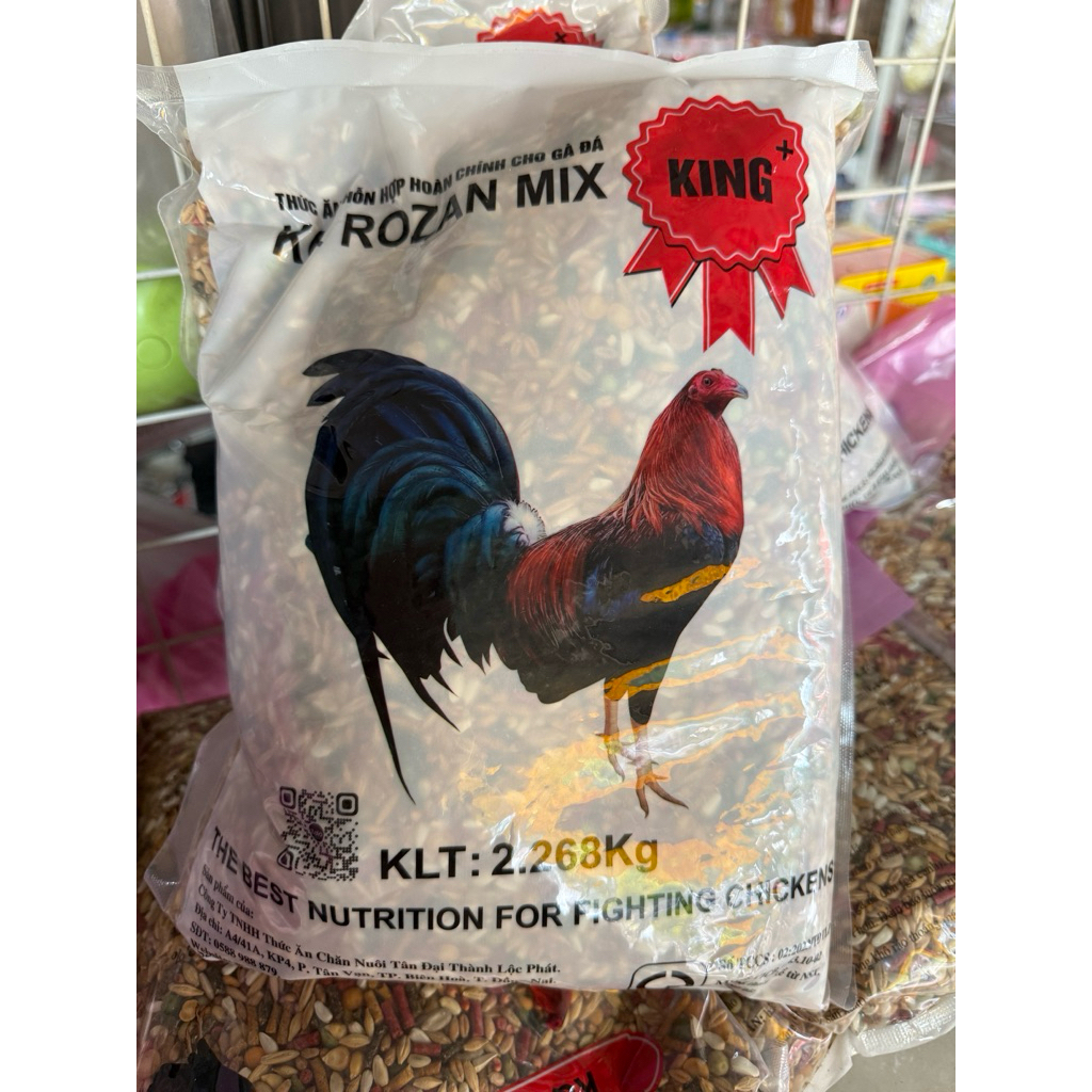Ngủ cốc cho gà đá KQ ROZAN MIX KINH
