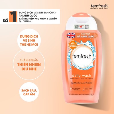 Dung Dịch Vệ Sinh Phụ Nữ Femfresh Daily Intimate Wash 250ml