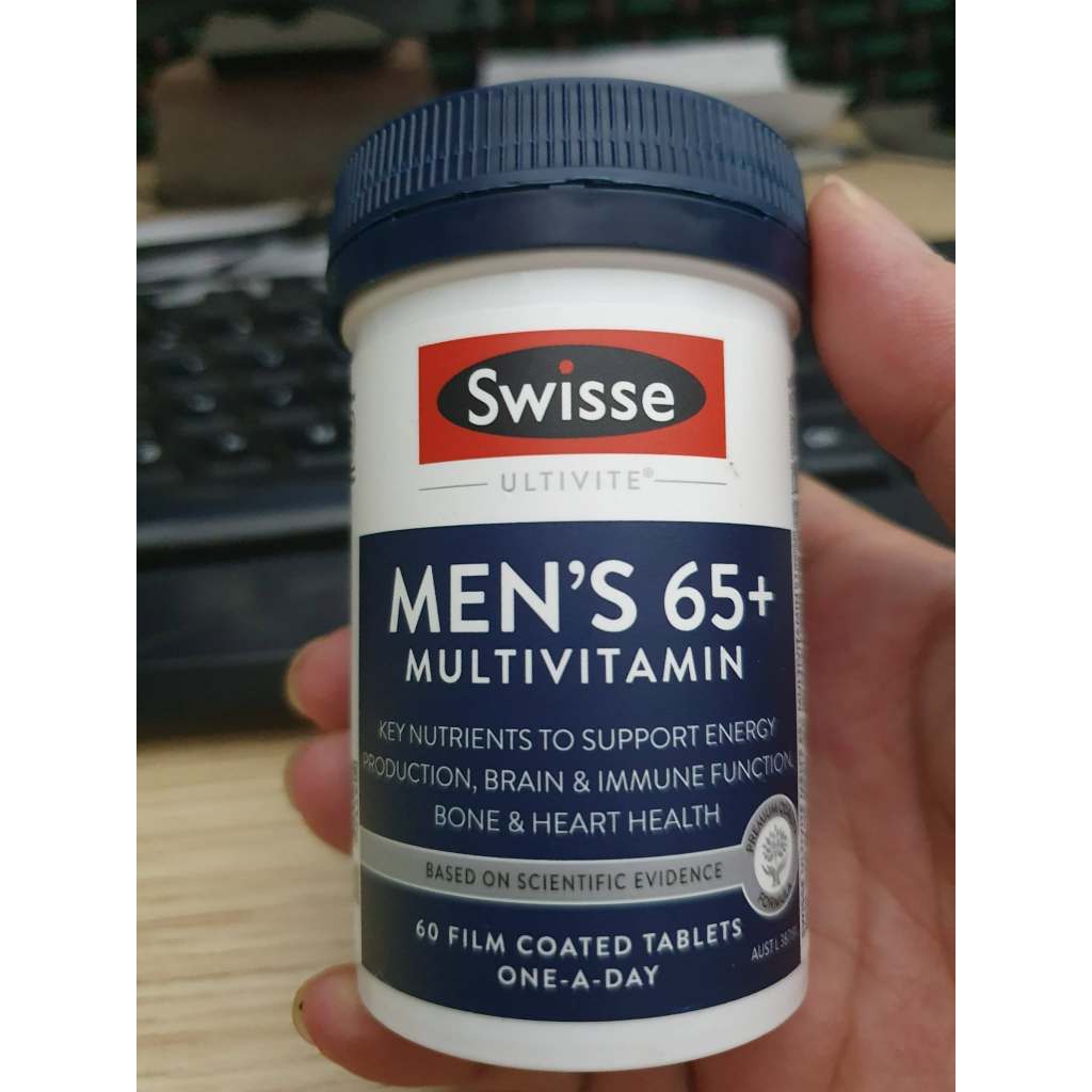 Swisse Ultivite Men's 65+ Multivitamin - 60 Tablets