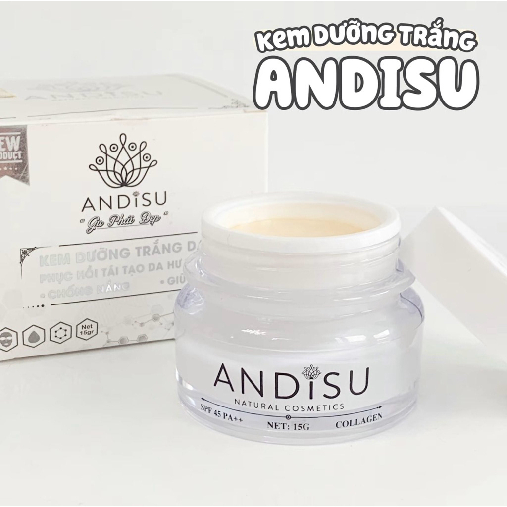 Kem dưỡng trắng Andisu 15g