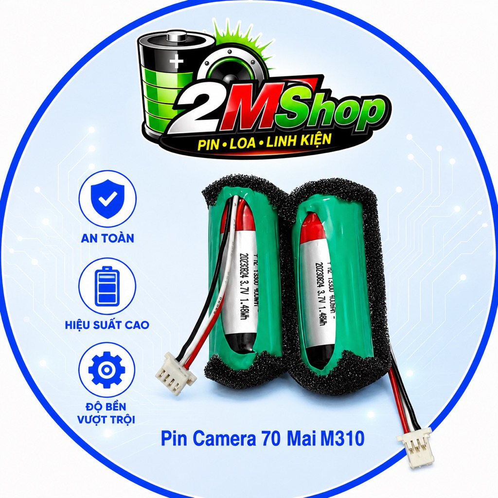 Thay pin Camera hành trình 70 Mai M310. Linh kiện 2mshop