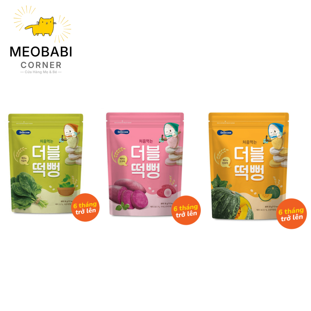 Bánh gạo hữu cơ 2 vị Bebecook