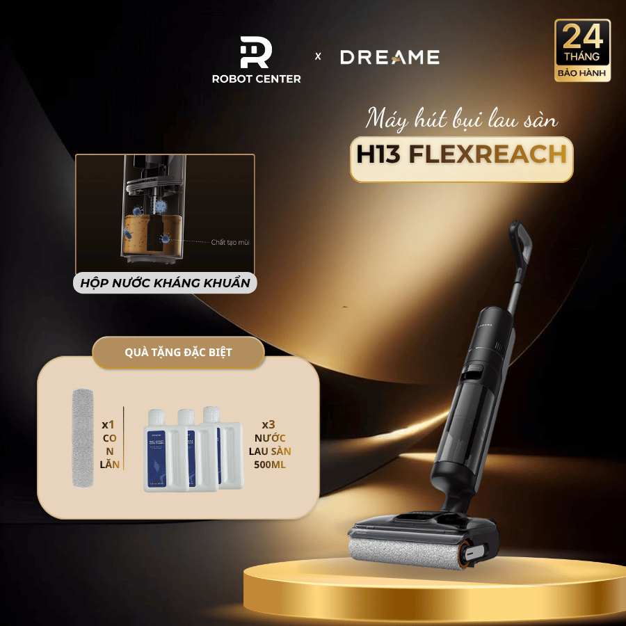 Máy Hút Bụi Lau Nhà Dreame H13 Dual FlexReach  | 6in1 Đa Năng | Lực Hút Mạnh | Bảo Hành Chính Hãng 2