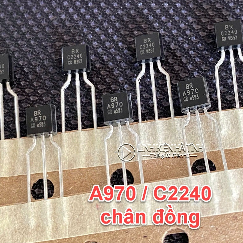 Túi 15 cặp sò đệm A970 C2240 2SA970 2SC2240c2240 transistor 970 2240 hàng mới - BH24