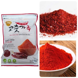 Ớt bột làm kim chi Hàn Quốc Haecham Mat 1kg, 100% nguyên chất, nhập khẩu chính ngạch