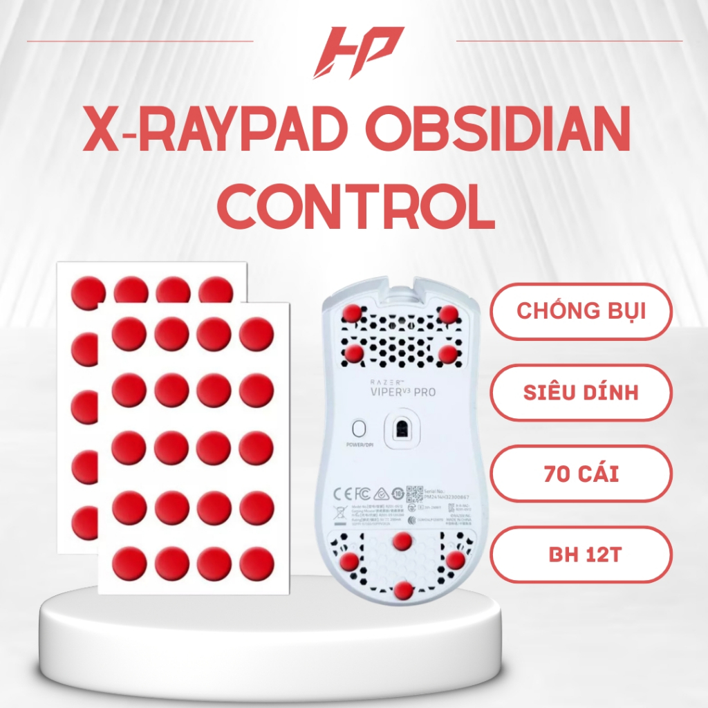 Mouse Feet X-RAYPAD Obsidian Control | AIMZONE STORE