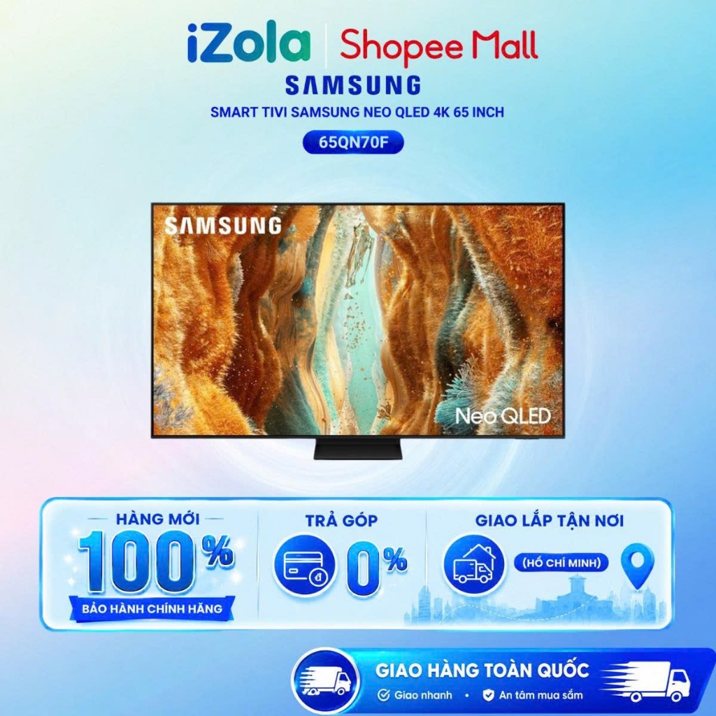65QN70F - Smart Tivi Neo QLED Samsung AI 4K 65 inch QA65QN70F - Hàng chính hãng