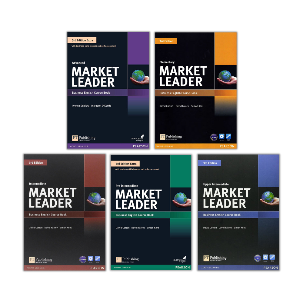 Sách - Market Leader 3rd Edition - 6 cấp độ - Tặng audio, video-