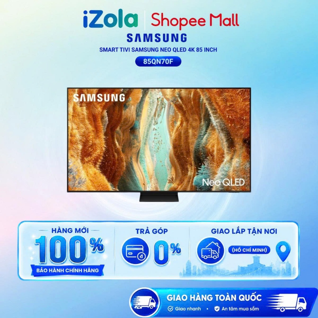 85QN70F - Smart Tivi Neo QLED Samsung AI 4K 85 inch QA85QN70F - Hàng chính hãng