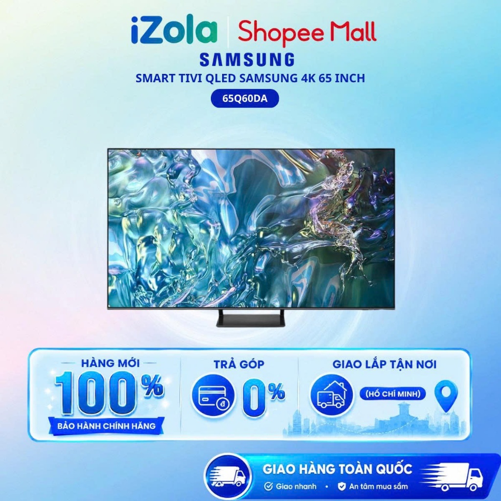 65Q60DA - Smart Tivi QLED Samsung 4K 65 inch QA65Q60DA - 65Q60D - Hàng Chính Hãng