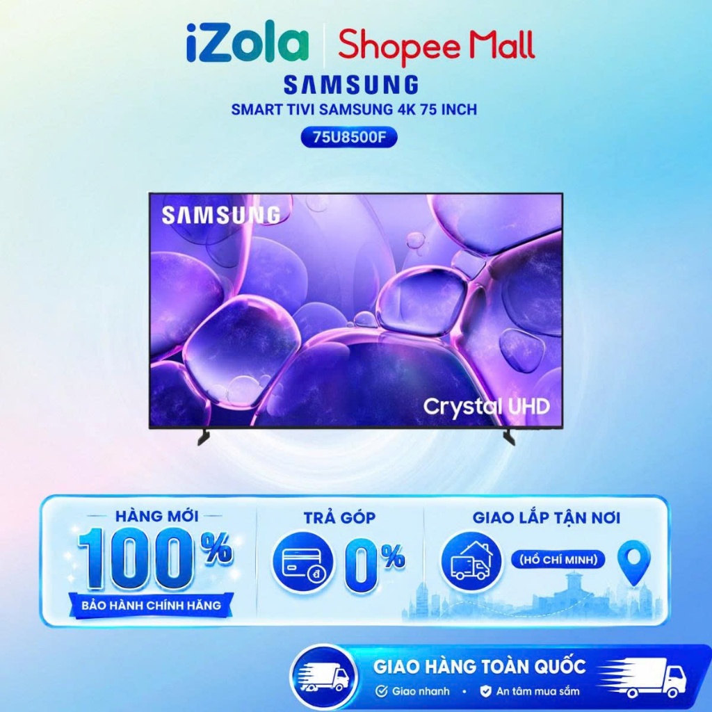 75U8500F - Smart Tivi Crystal UHD Samsung 4K 75 inch UA75U8500F - Hàng chính hãng