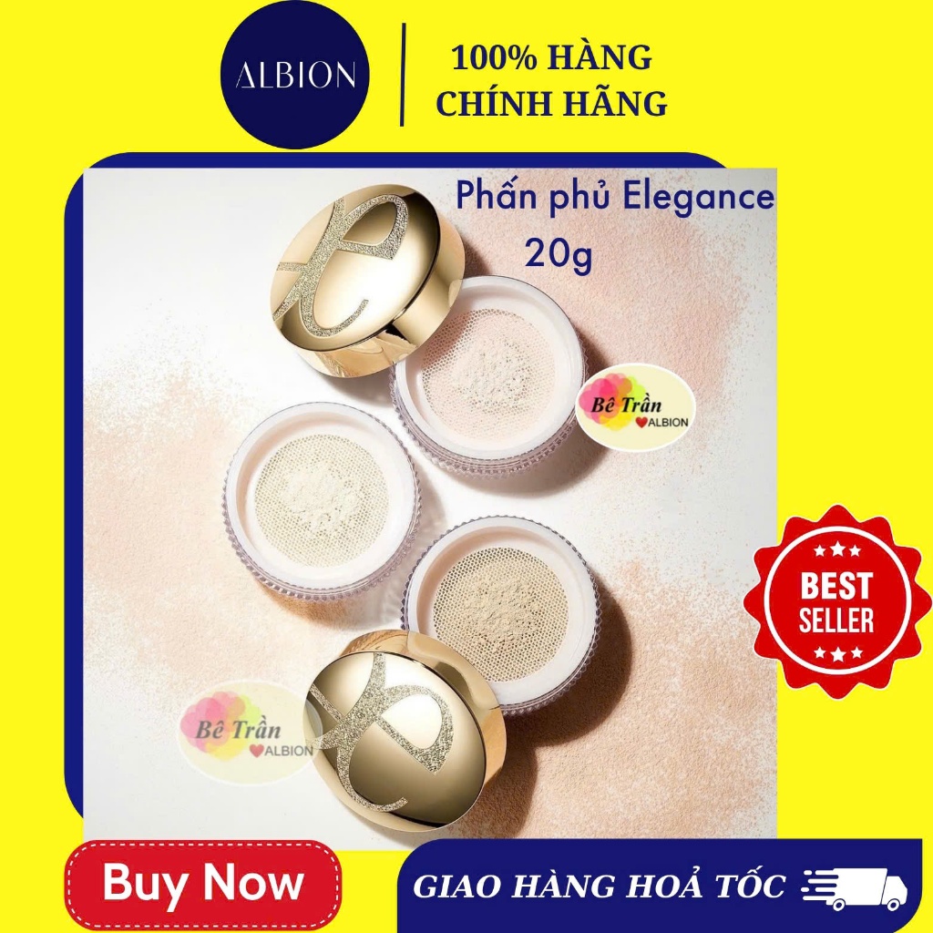[Albion] Phấn Phủ Dạng Bột Elegance Feather Veil 20g chính hãng 100% (pick tại store Nhật)