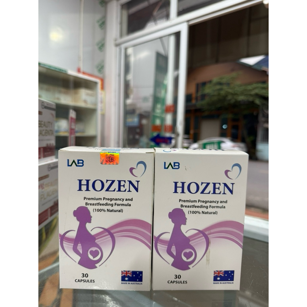 Viên uống Hozen – Bổ sung DHA, EPA, vitamin và khoáng chất cho mẹ bầu, hỗ trợ sức khỏe thai kỳ (30 v