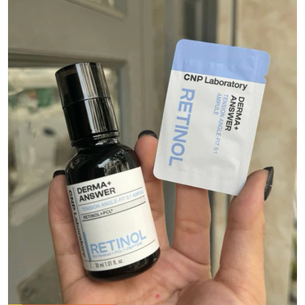10 Gói Tinh chất Retinol săn chắc đàn hồi nâng da CNP Laboratory Derma Answer Tension Angle Fit Ampu